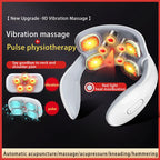 Masajeador portátil de cuello y columna: ¡vibración + calor terapéutico!