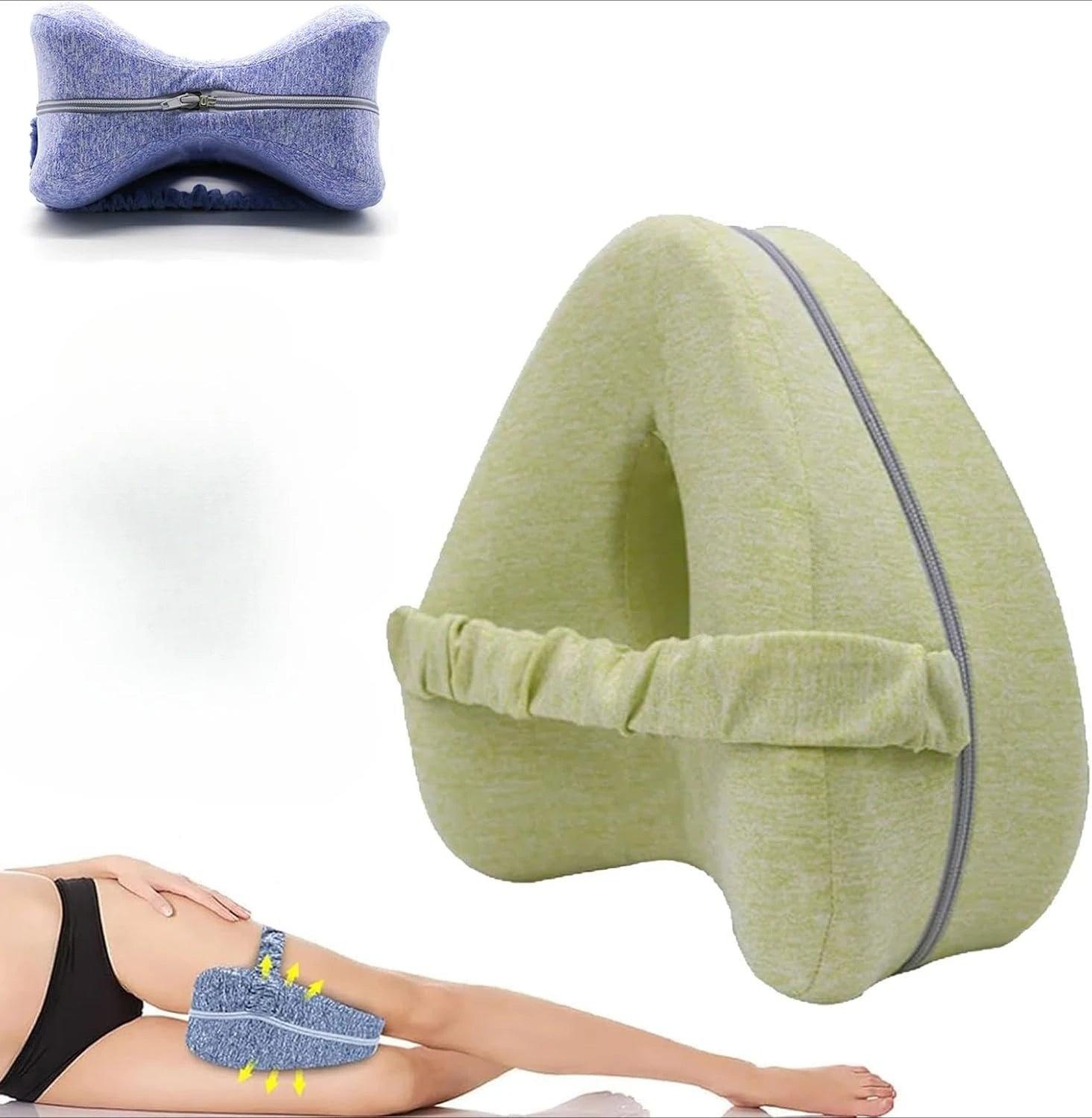 Duerma sin dolor: ¡almohada Revoget para alinear caderas y piernas!