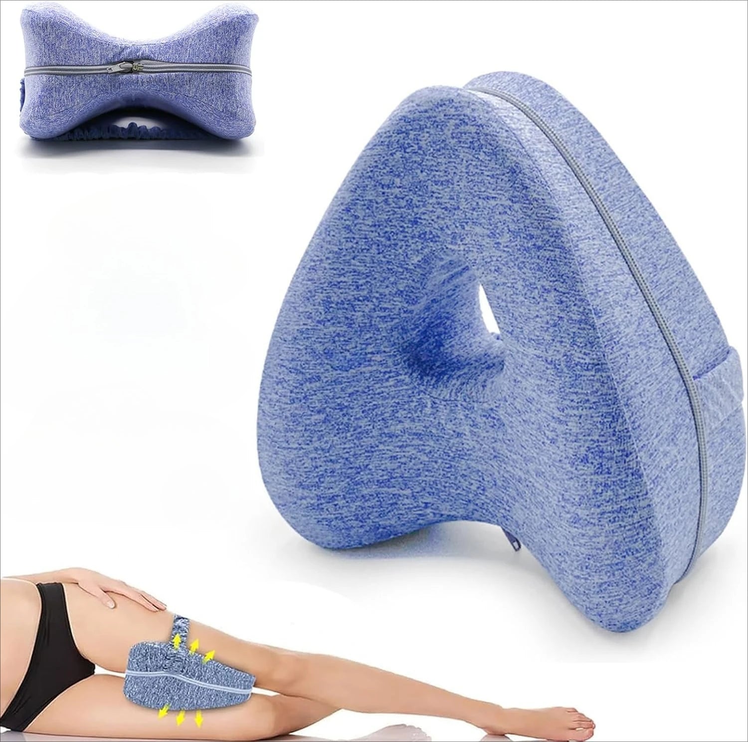 Duerma sin dolor: ¡almohada Revoget para alinear caderas y piernas!