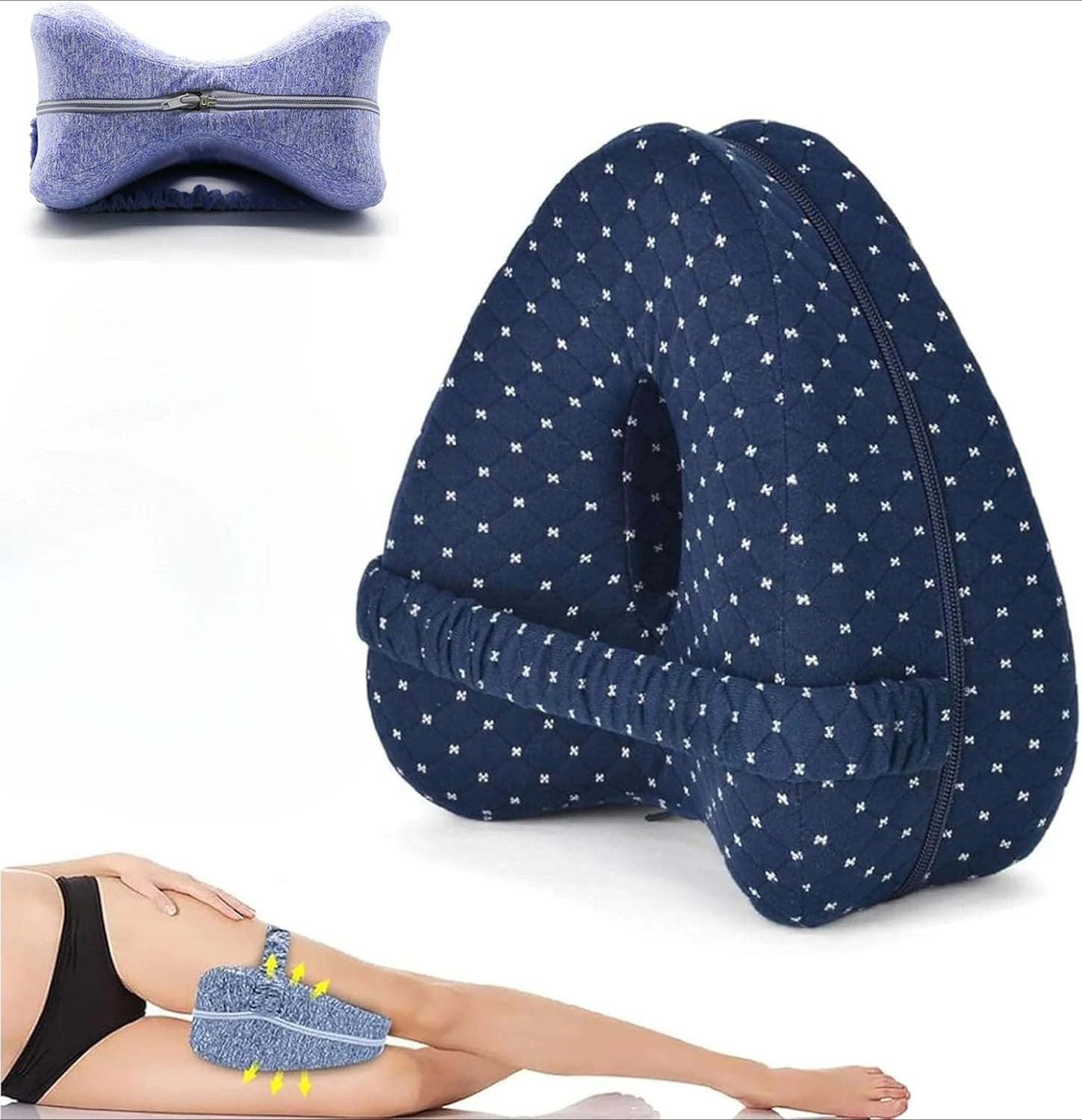 Duerma sin dolor: ¡almohada Revoget para alinear caderas y piernas!