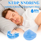 Solución antirronquidos y bruxismo: ¡Protector bucal cómodo para noches tranquilas!