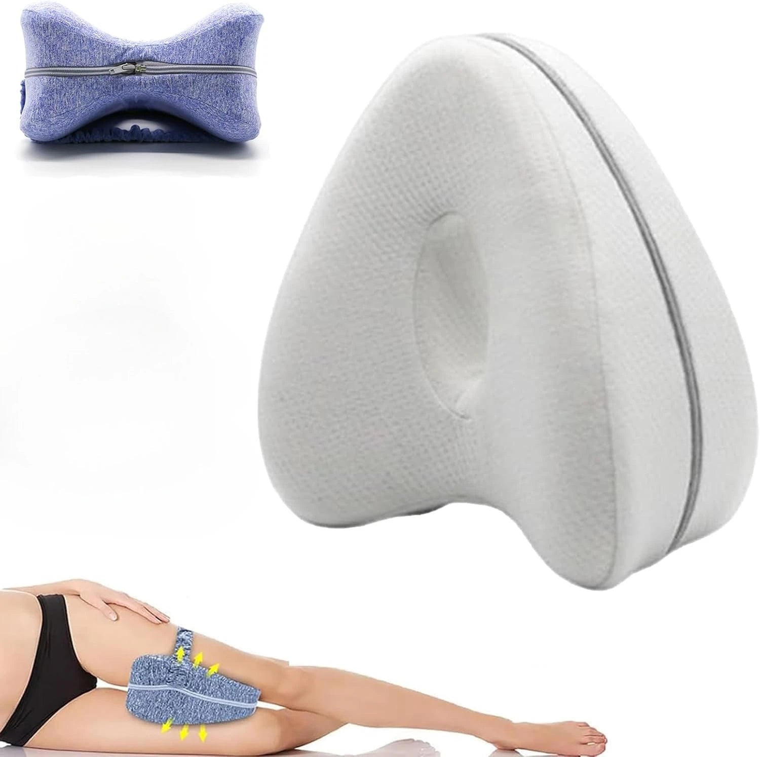 Duerma sin dolor: ¡almohada Revoget para alinear caderas y piernas!