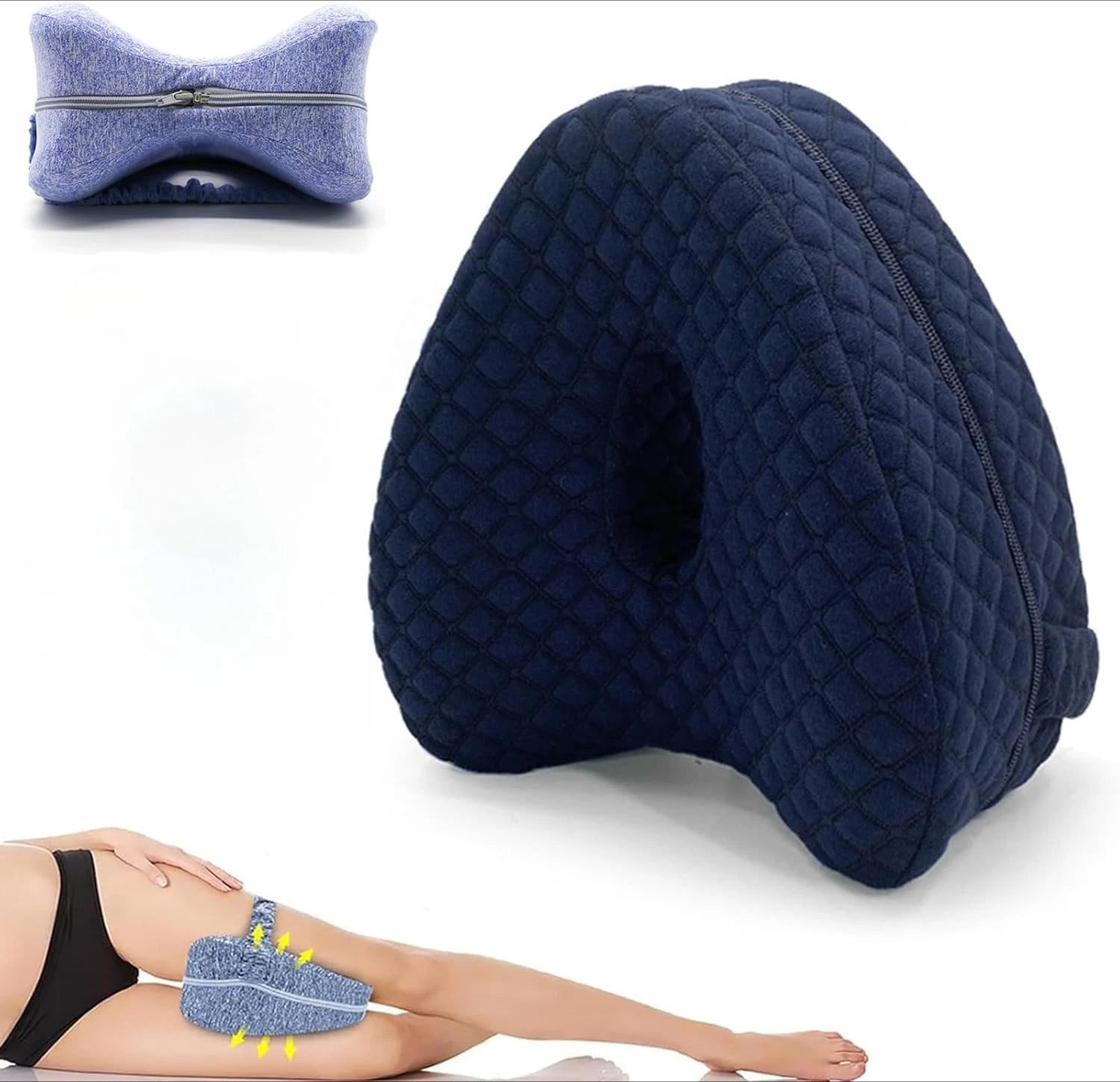 Duerma sin dolor: ¡almohada Revoget para alinear caderas y piernas!