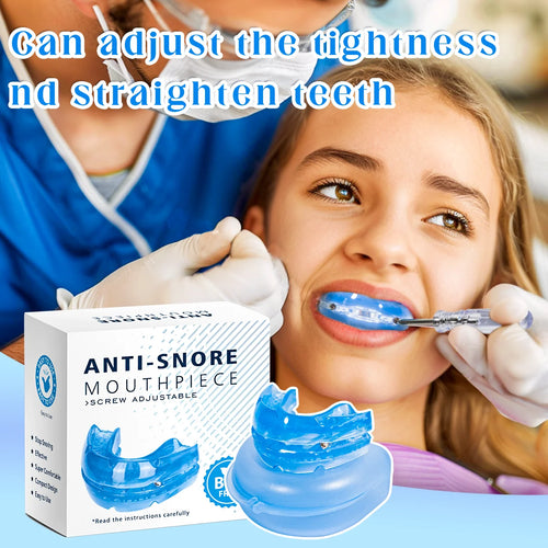 Solución antirronquidos y bruxismo: ¡Protector bucal cómodo para noches tranquilas!