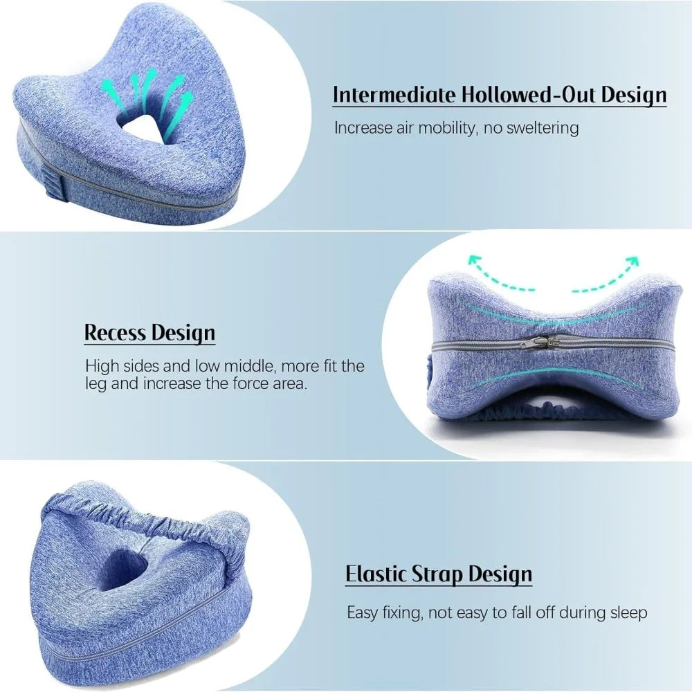 Duerma sin dolor: ¡almohada Revoget para alinear caderas y piernas!